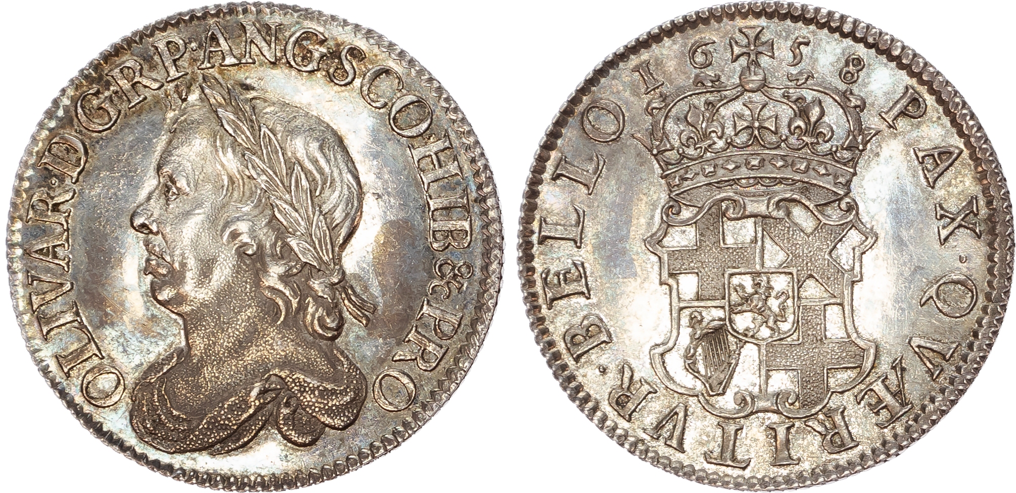 Oliver Cromwell (1656-1658) Shilling, 1658.