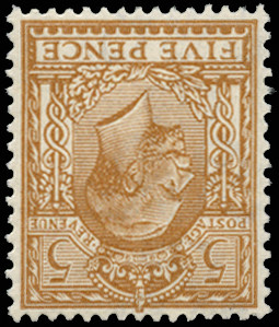 GB 1913 SG381wi Mint (Wmk. Royal cypher, Inverted) U/M