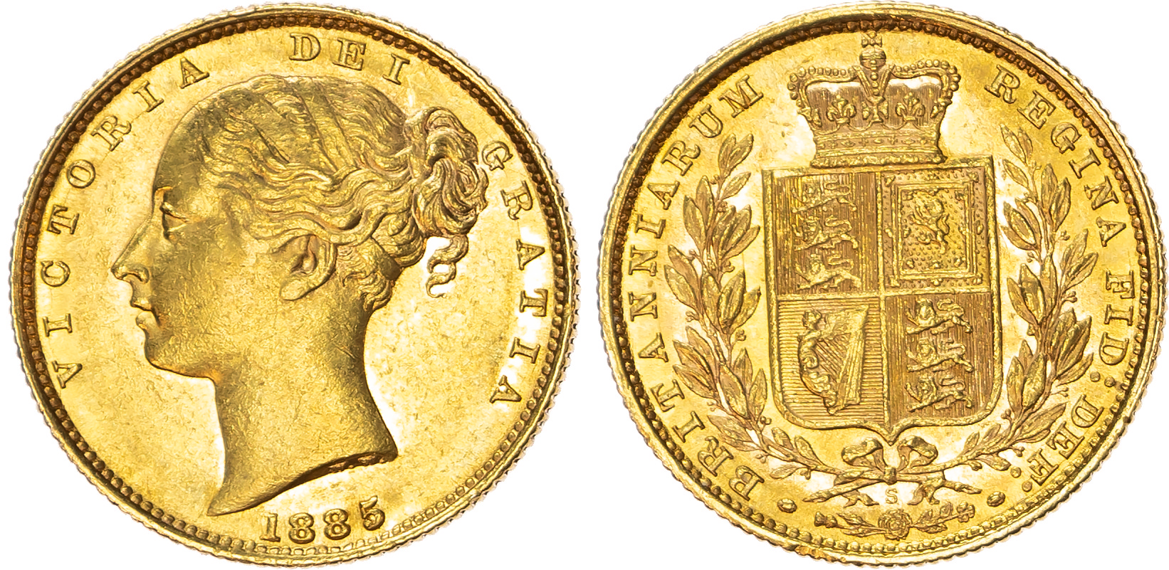 Victoria (1837-1901), Sovereign, 1885, Sydney mint