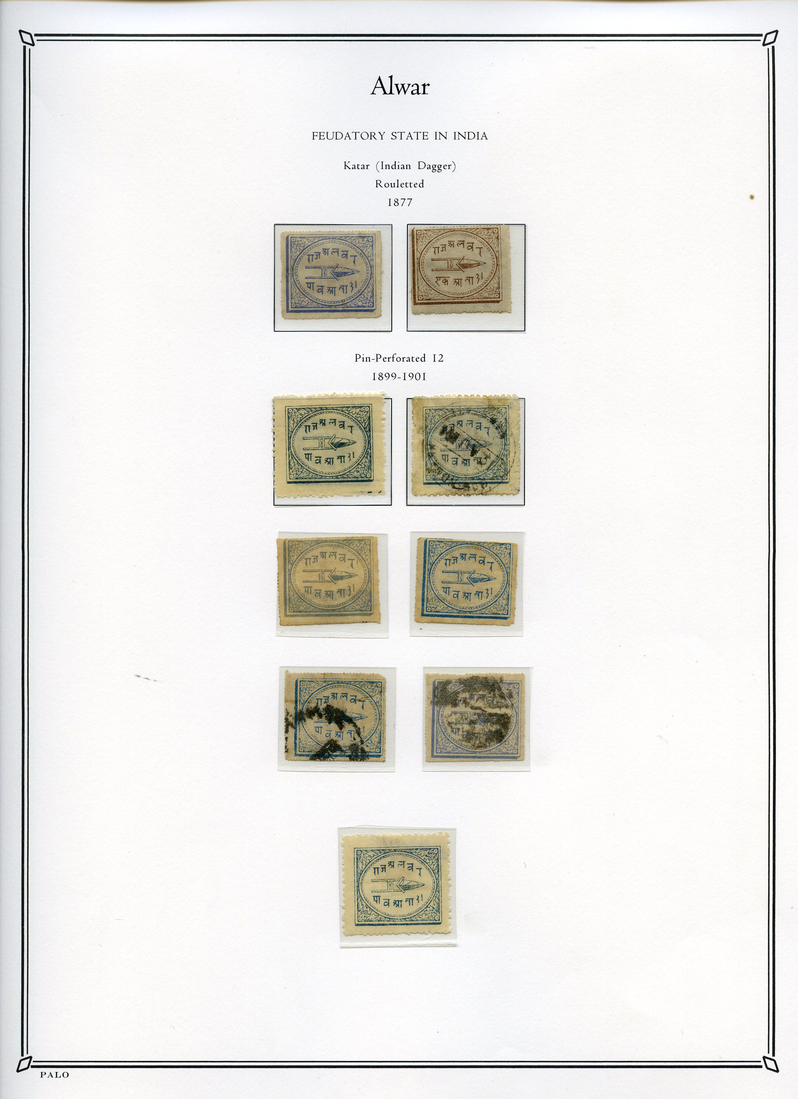 1877-1901 mint and used collection on...