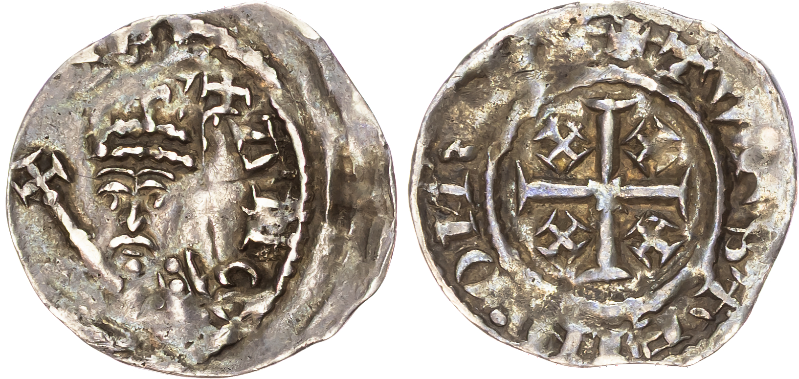 Henry II (1154‑1189), AR Penny, 1.44gm., ‘Tealby Coinage’‑ 1158‑80, class A1. 