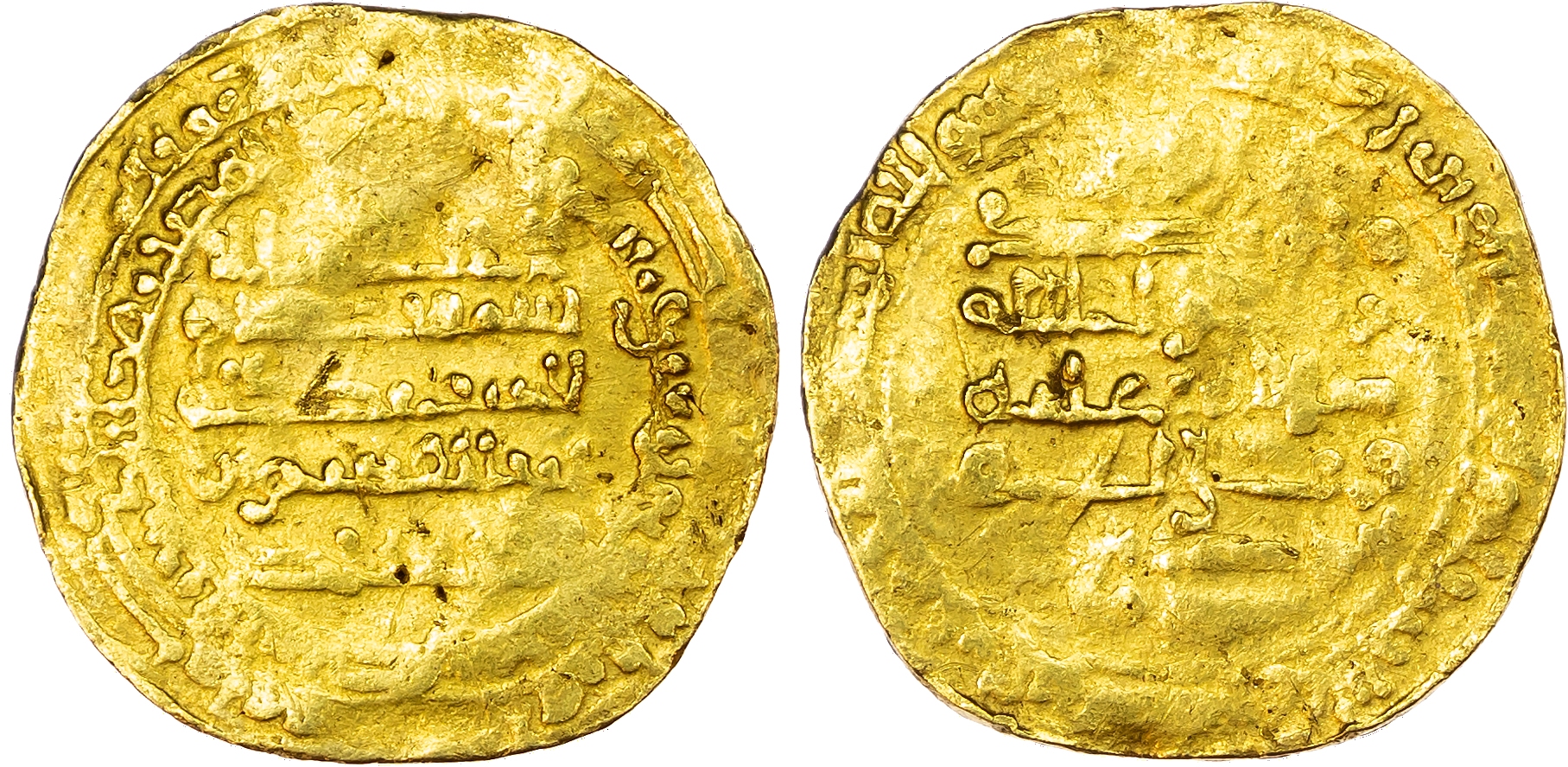 Ikhshidid, Abu’l‑Qasim bin al‑Ikhshid (AH 334‑349 / 946‑961 AD), gold Dinar