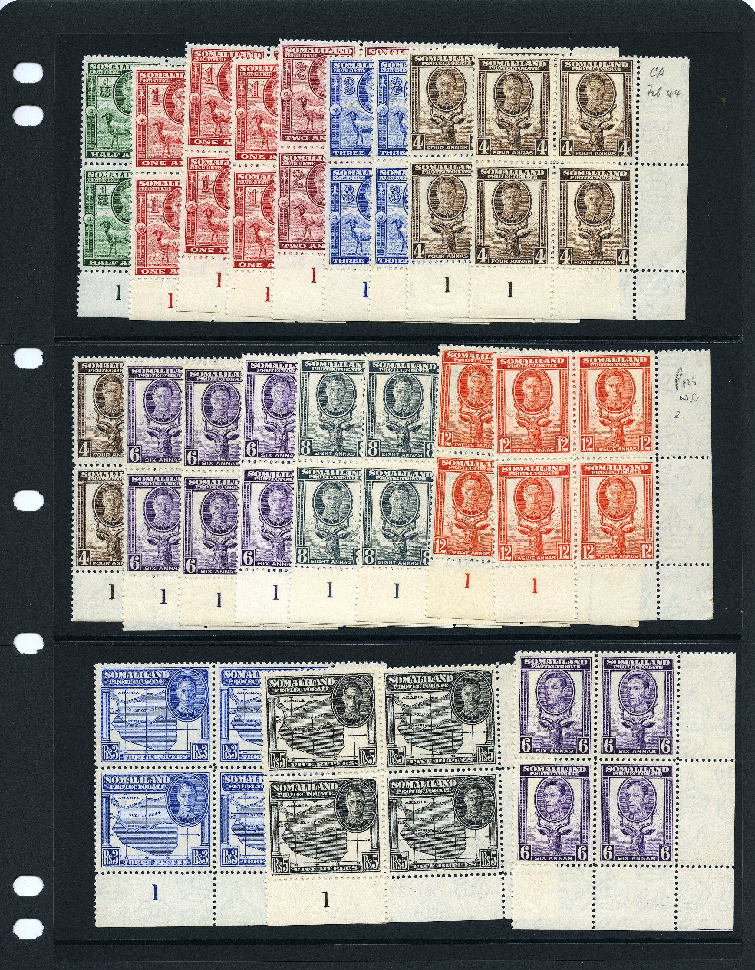 1942 set to 12a plus 3r and 5r, unmounted...