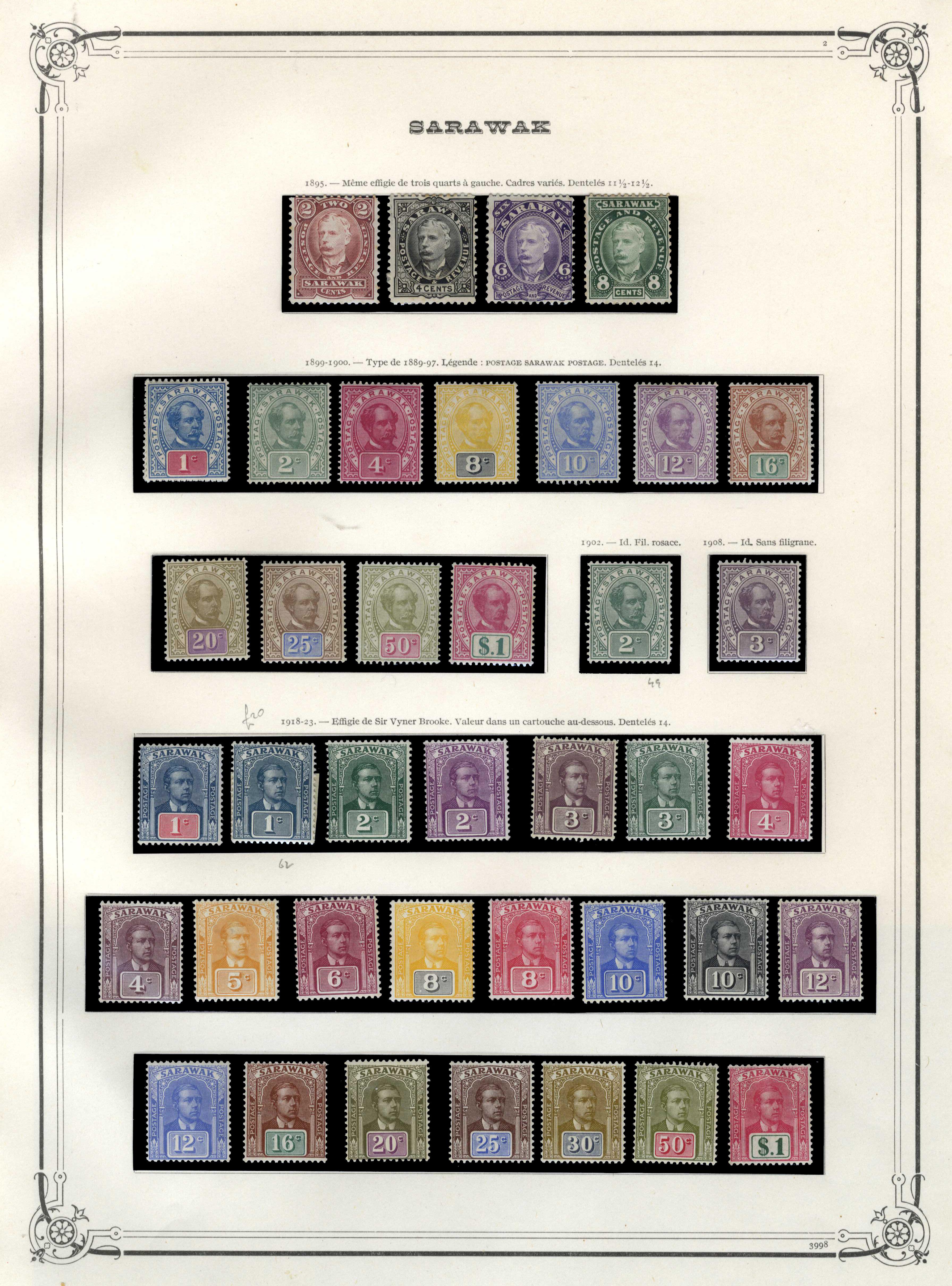 Sarawak collection mint