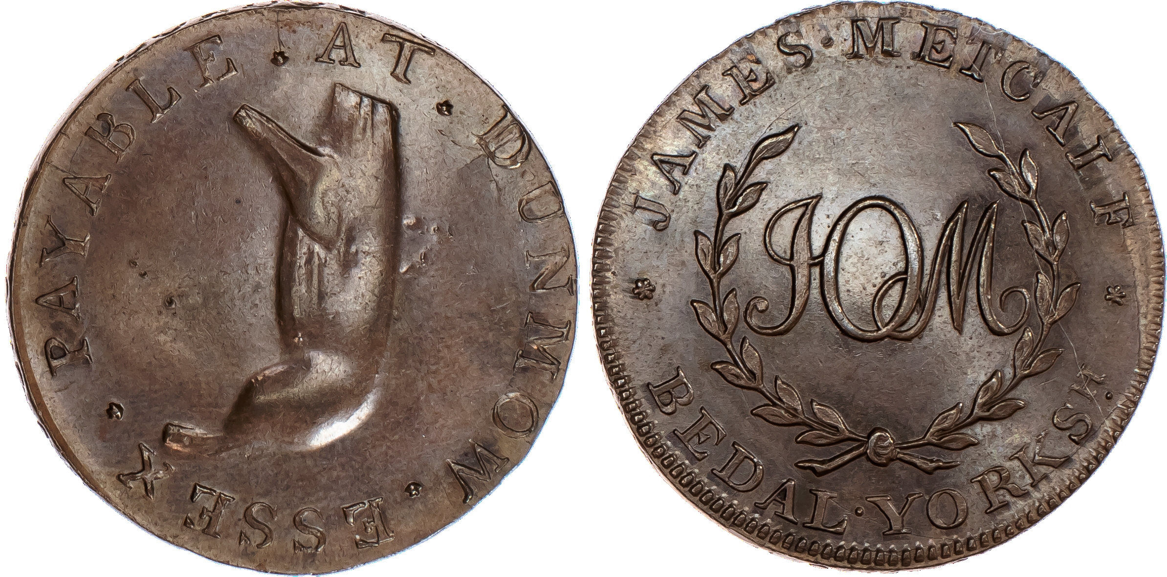 Dunmow, Spence/Skidmore Mule Halfpenny...