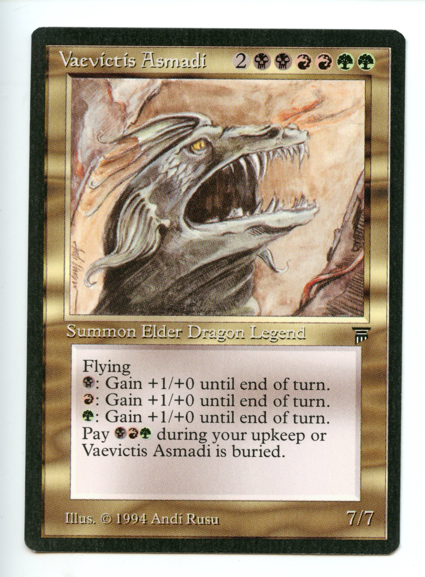 Magic The Gathering - Vaevictis Asmadi - Legends - Near Mint Condition