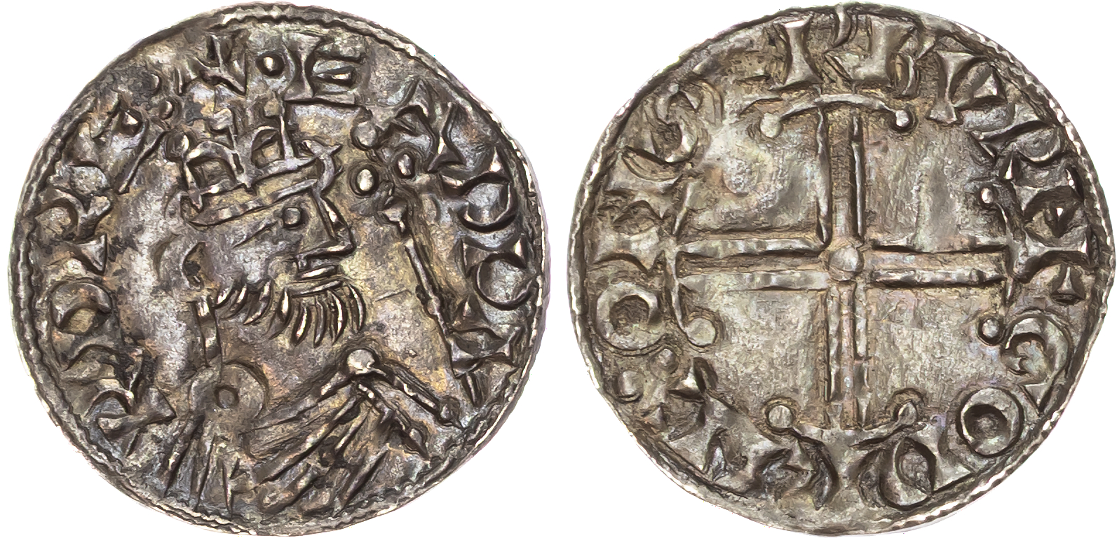 Edward the Confessor (1042-1066) Penny, hammer cross type (1059-62), Salisbury mint, moneyer Godric.
