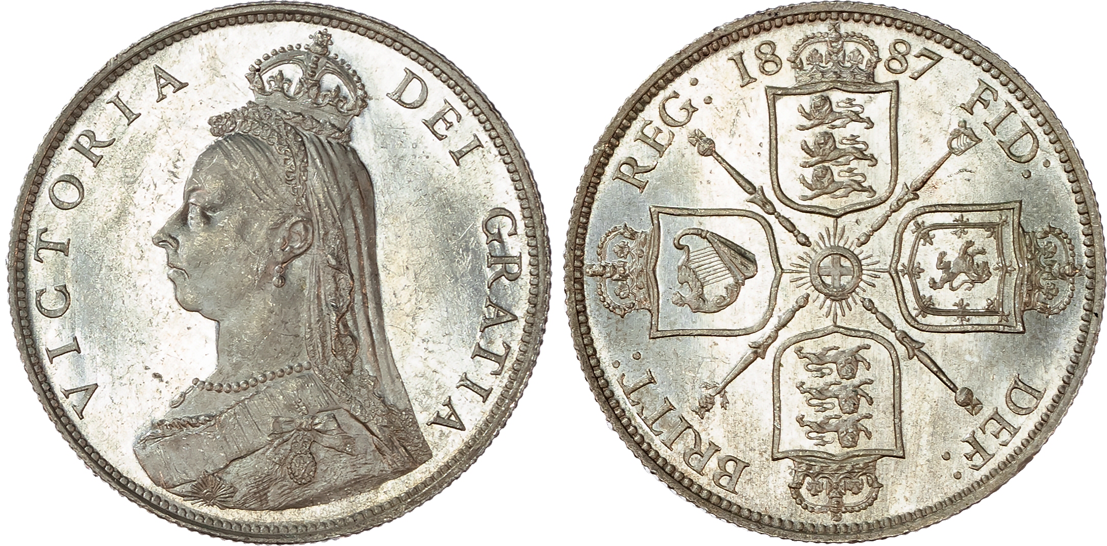 Victoria (1837-1901) Florin, 1887.