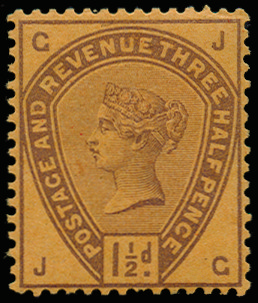 Great Britain 1884 (ESSAY) SG188var