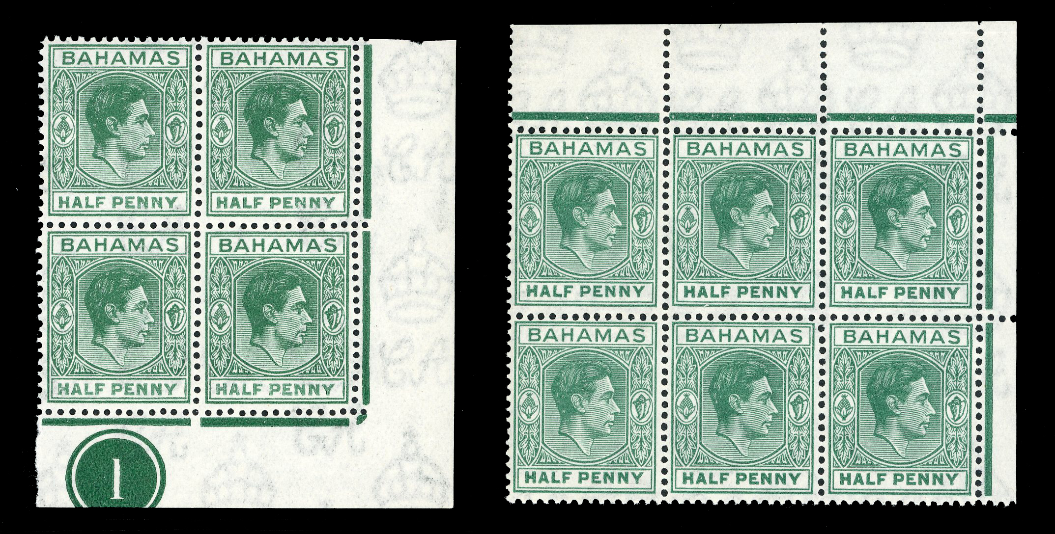 Bahamas SG 149d blocks mint