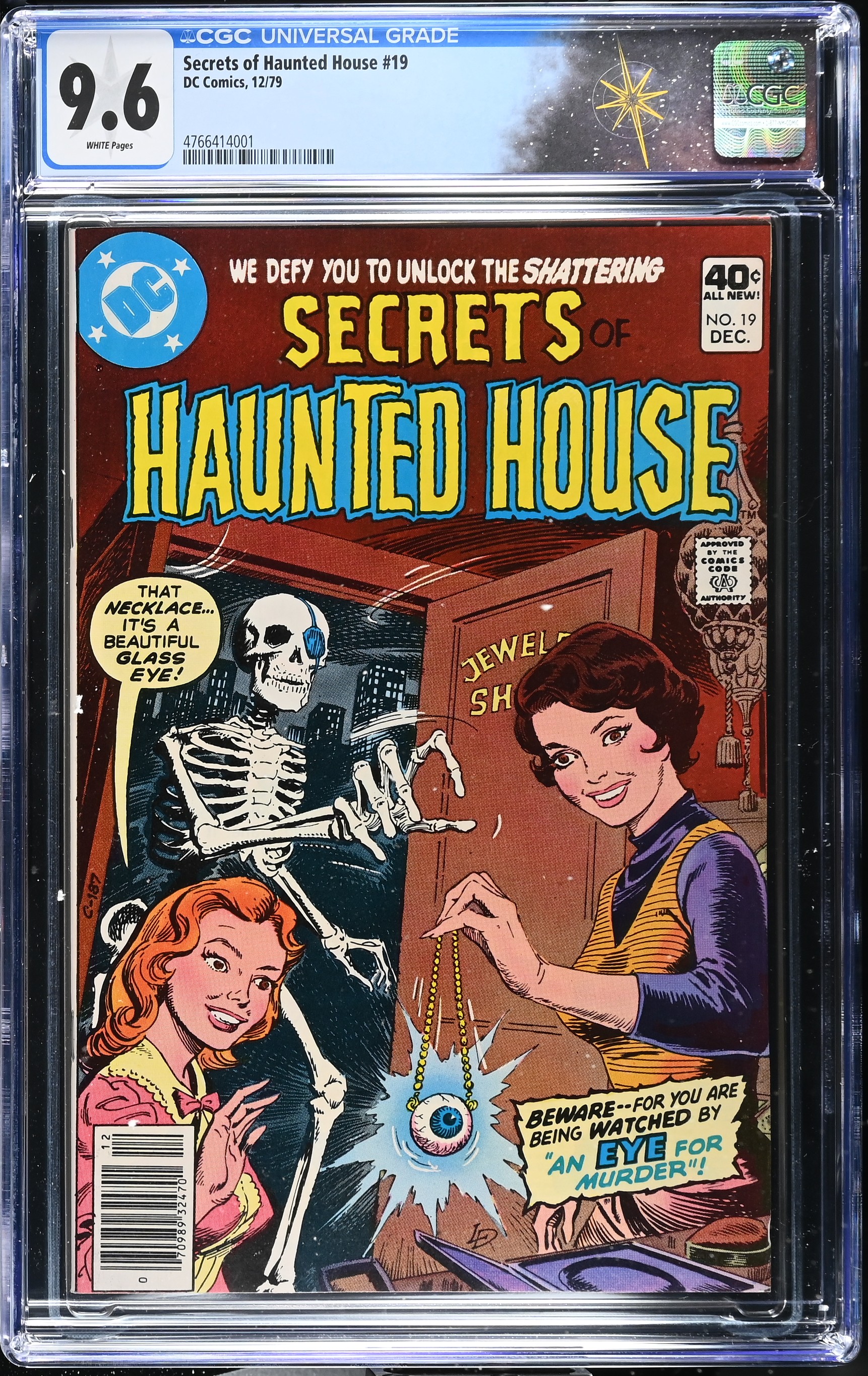 Secrets of Haunted House #19 CGC 9.6 Cover by Luis Dominguez (DC Comics, 1979) White Pages
