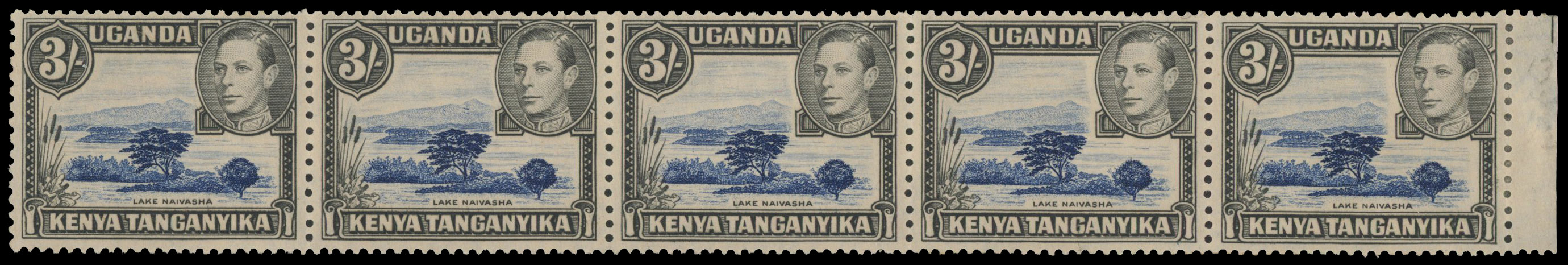 KUT SG 147ab strip mint