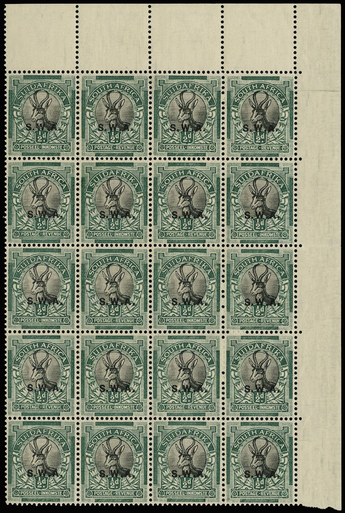 South West Africa SG68 mint