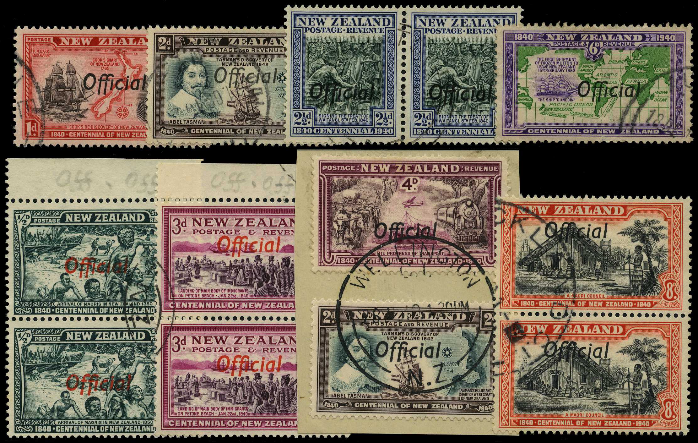 Officials. 1940 Centennial values with the...