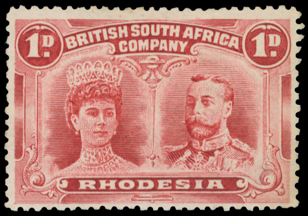 1d bright carmine perf 13½ SG 183, position 20A mint