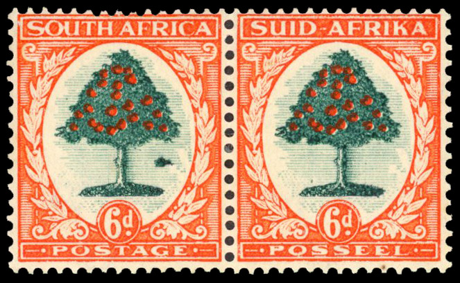 South Africa SG 61b pair mint