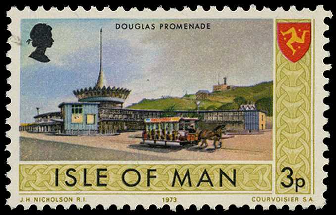 Isle of Man: 1974 3p Douglas Promenade,...