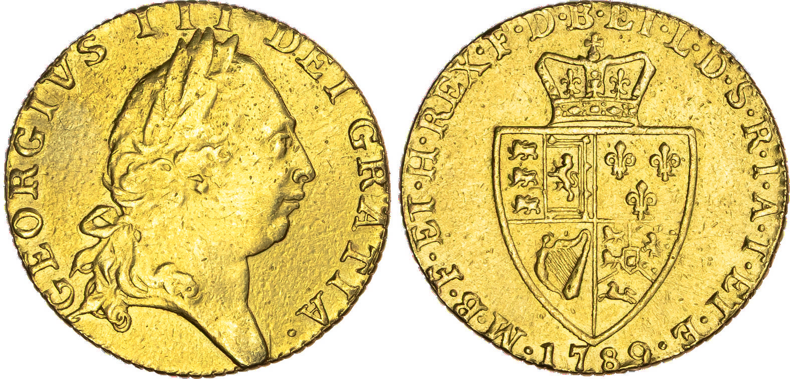 George III (1727-1820), Guinea, 1789.
