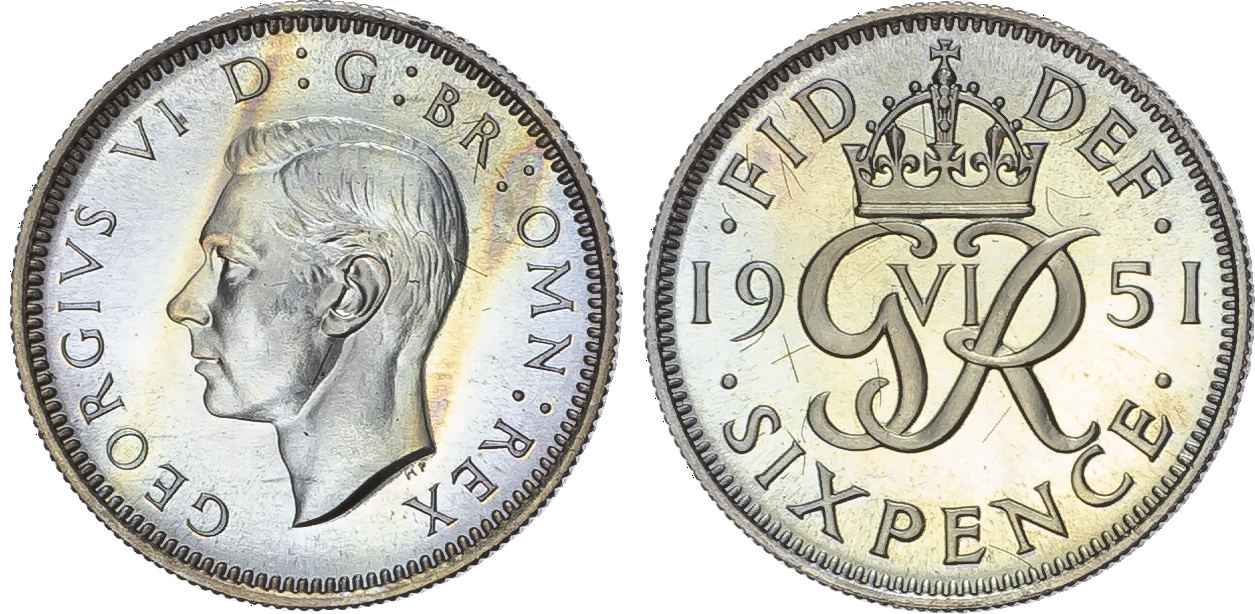 George VI (1936-1952) Festival of Britain Proof Set 1951.