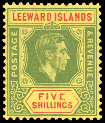 Leeward Islands SG 112ab mint