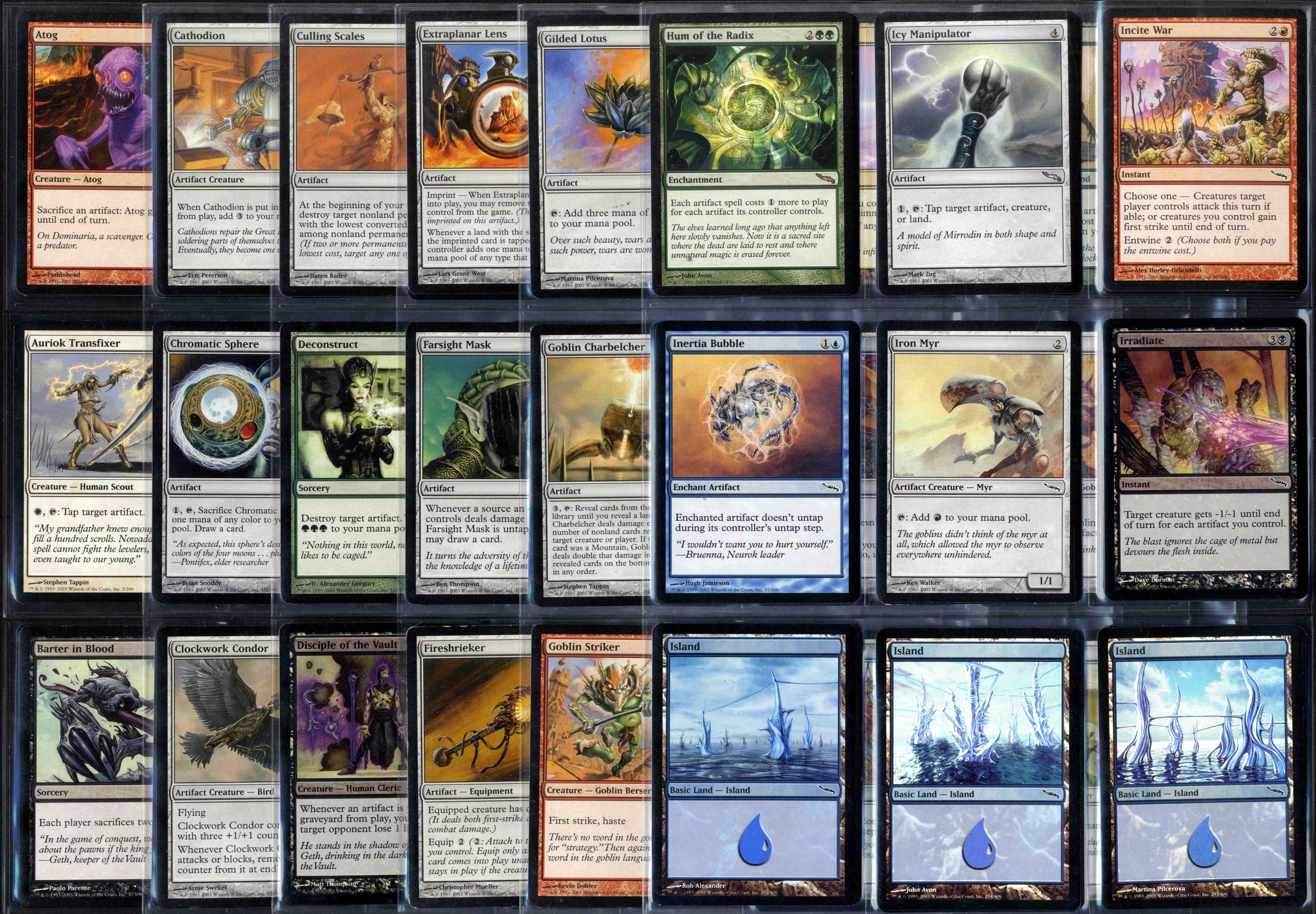 Mirrodin - Complete Set + Foils 