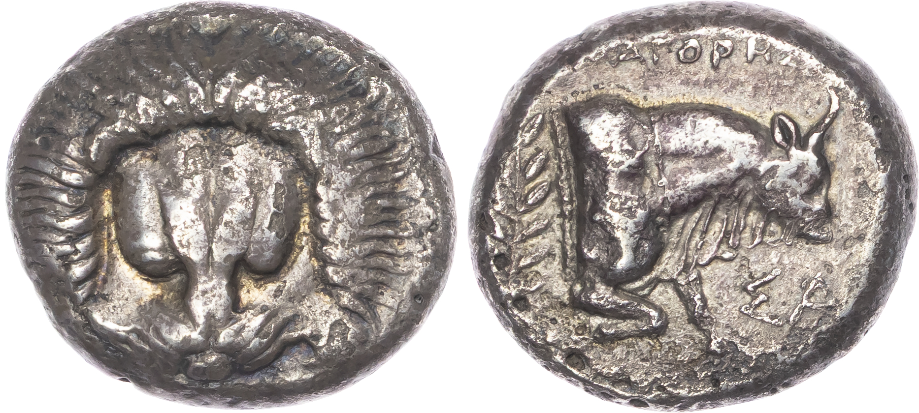 Islands off Ionia, Samos (c. 408-336 BC) AR Tetradrachm, 14.44g.