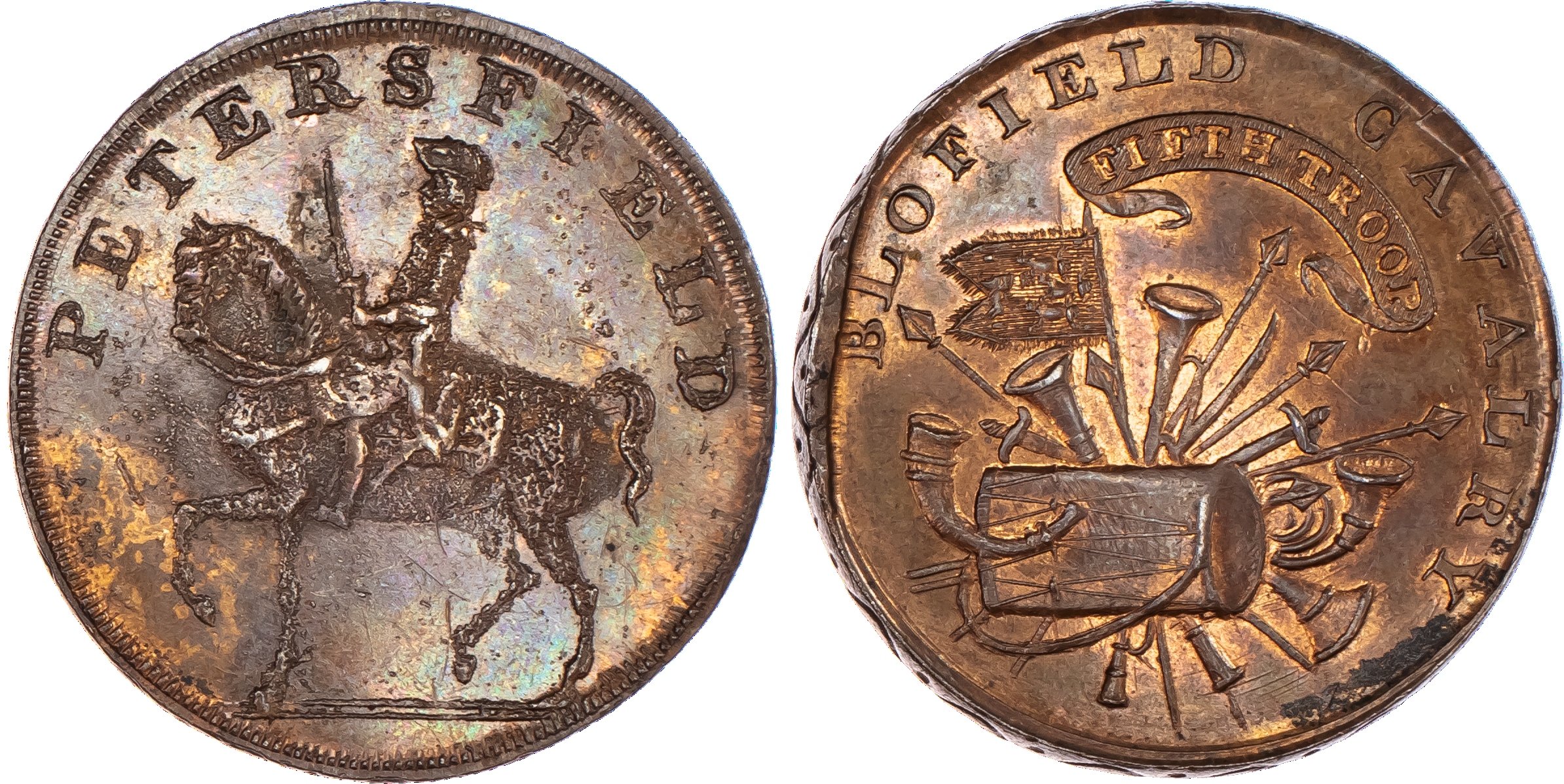 Petersfield, Kempson’s Mule, Halfpenny, 1796,...