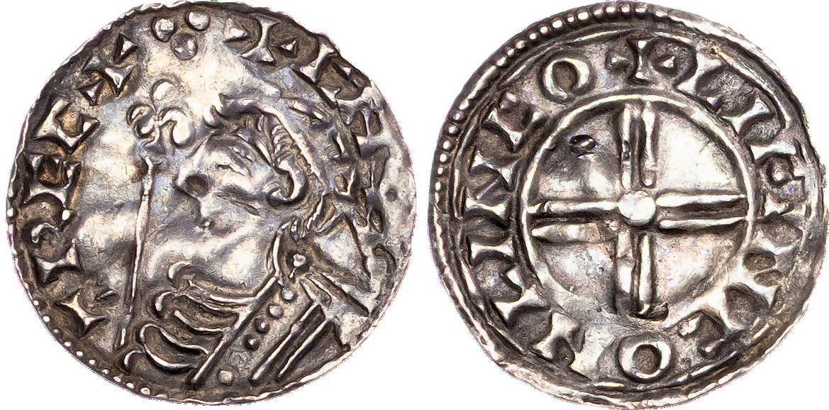 Cnut (1016-1035), AR Penny, Short Cross type (c. 1029-1035/6), Lincoln mint, Lifinc as moneyer.