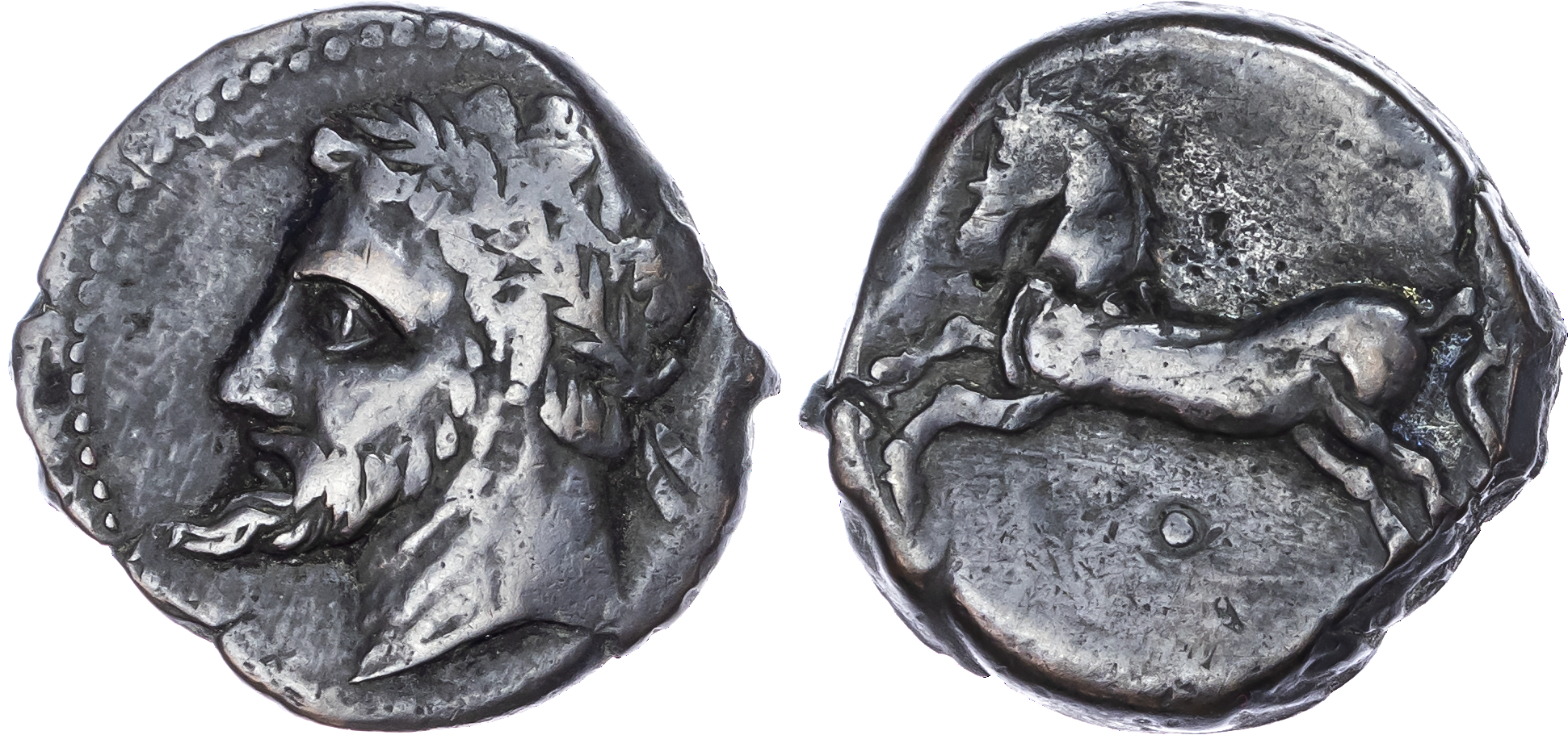 Numidia, Massinissa or Micipsa (c. 203-148 BC or 148-118 BC) AE Unit