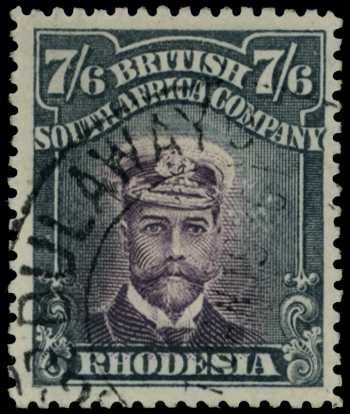 1913-7 7/6d Head Die II, perf 15. Fine...