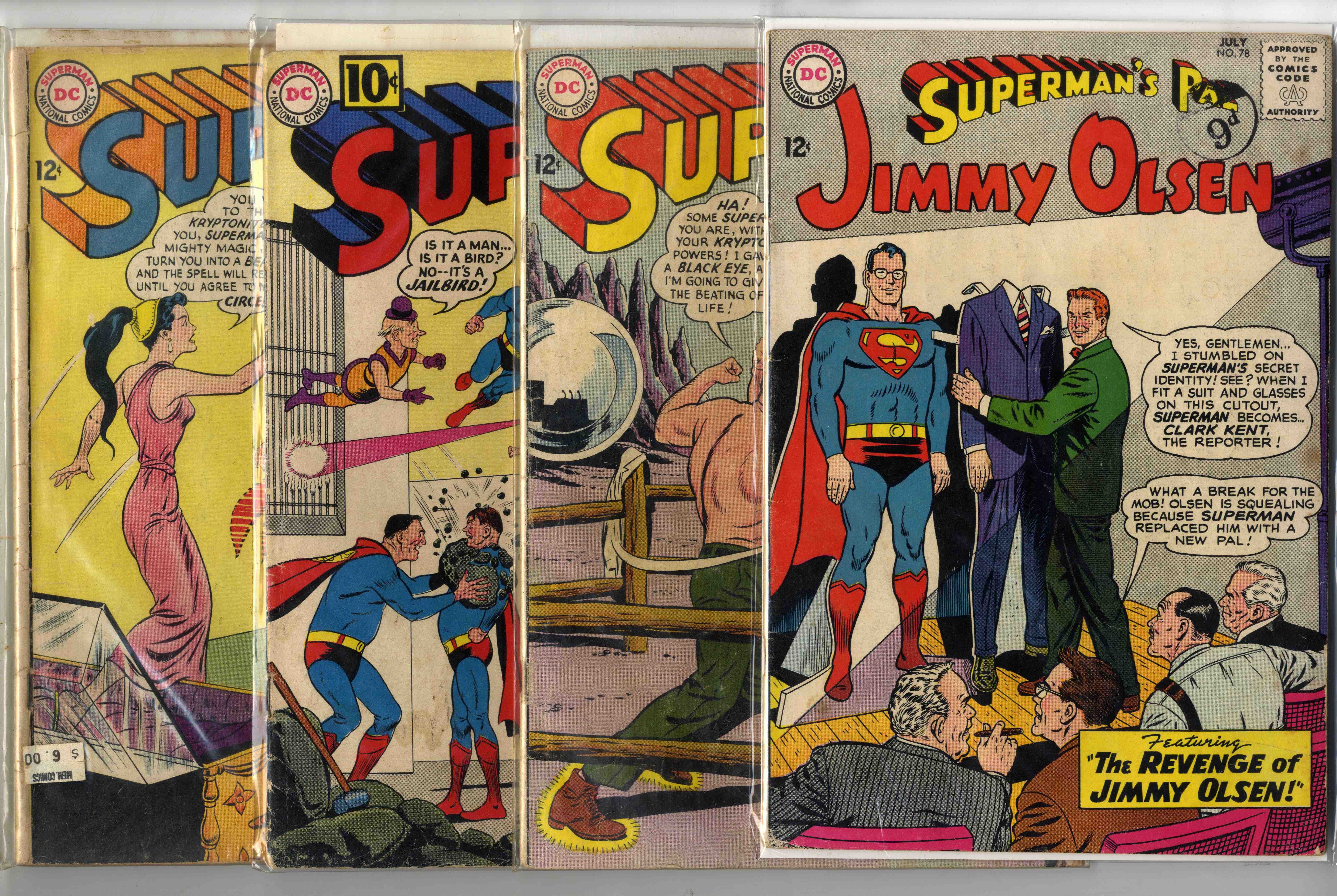 Bundle of Silver Age DC Comics (DC Comics 1960s) Bundle of 11 Comics