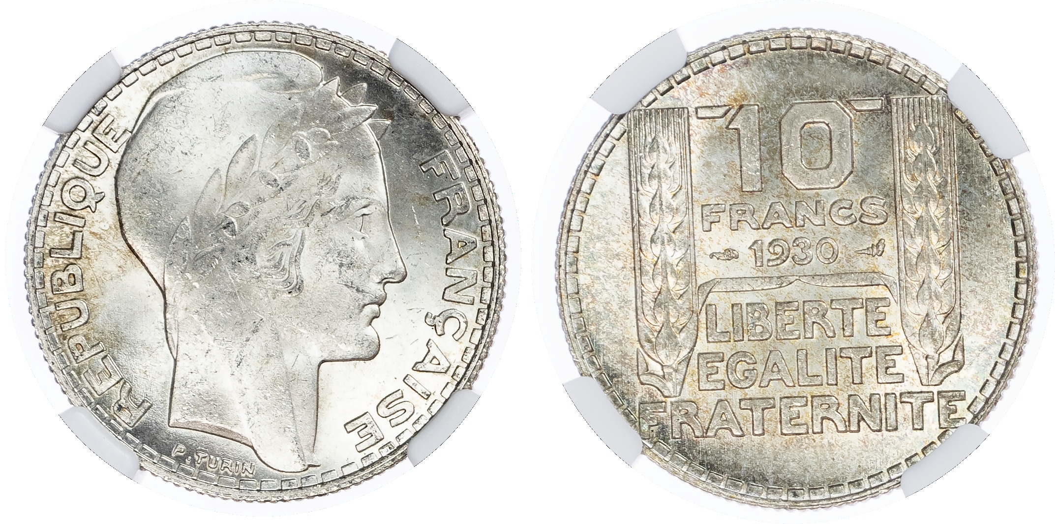 France. Third Republic AR 10 Francs. 1930. 