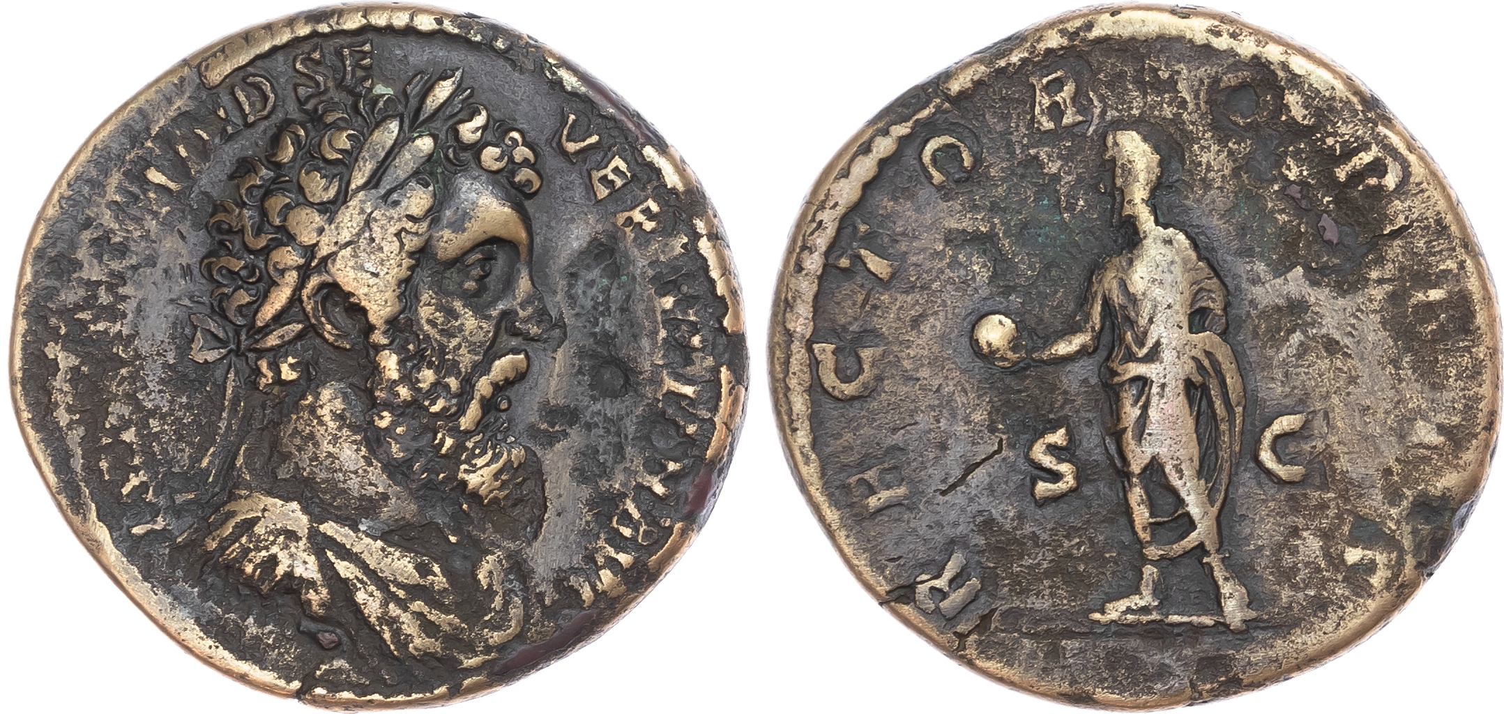 Didius Julianus (AD 193) AE Sestertius, Rome, AD 193, 20.91g. 