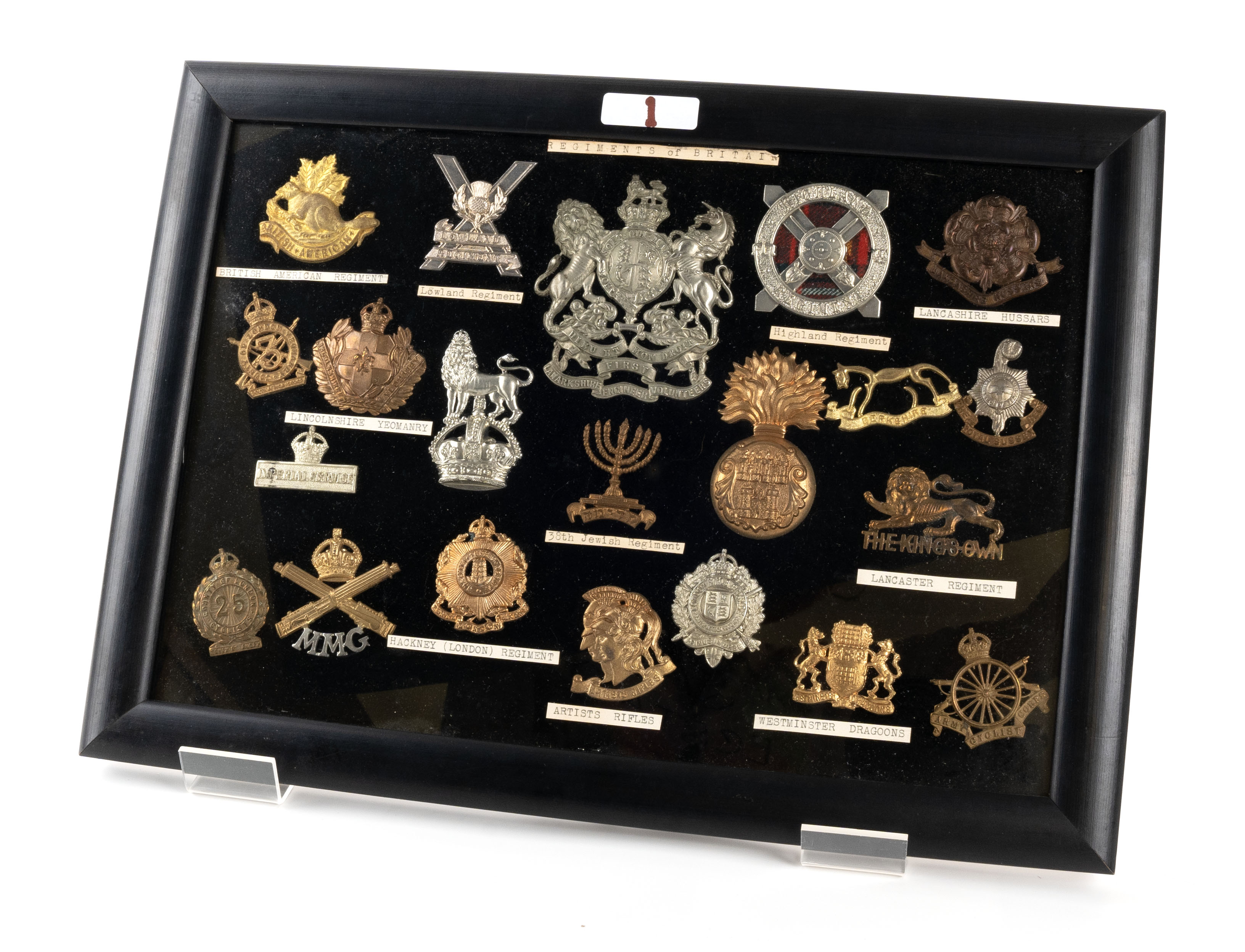 Badges - British Regimental Badges (21 items)