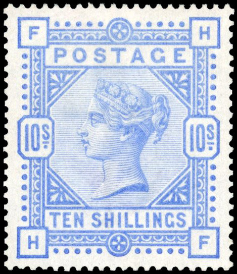 Great Britain 1883-84 10s ultramarine SG 183 mint