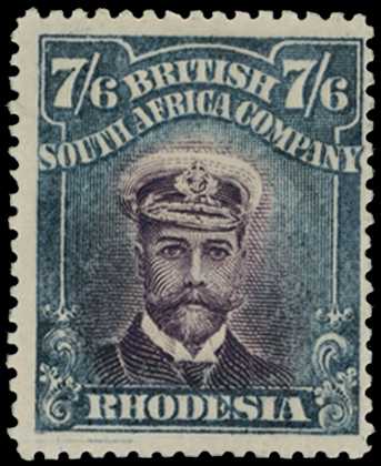 1913-7 7/6d Head Die II, perf 15. Part...