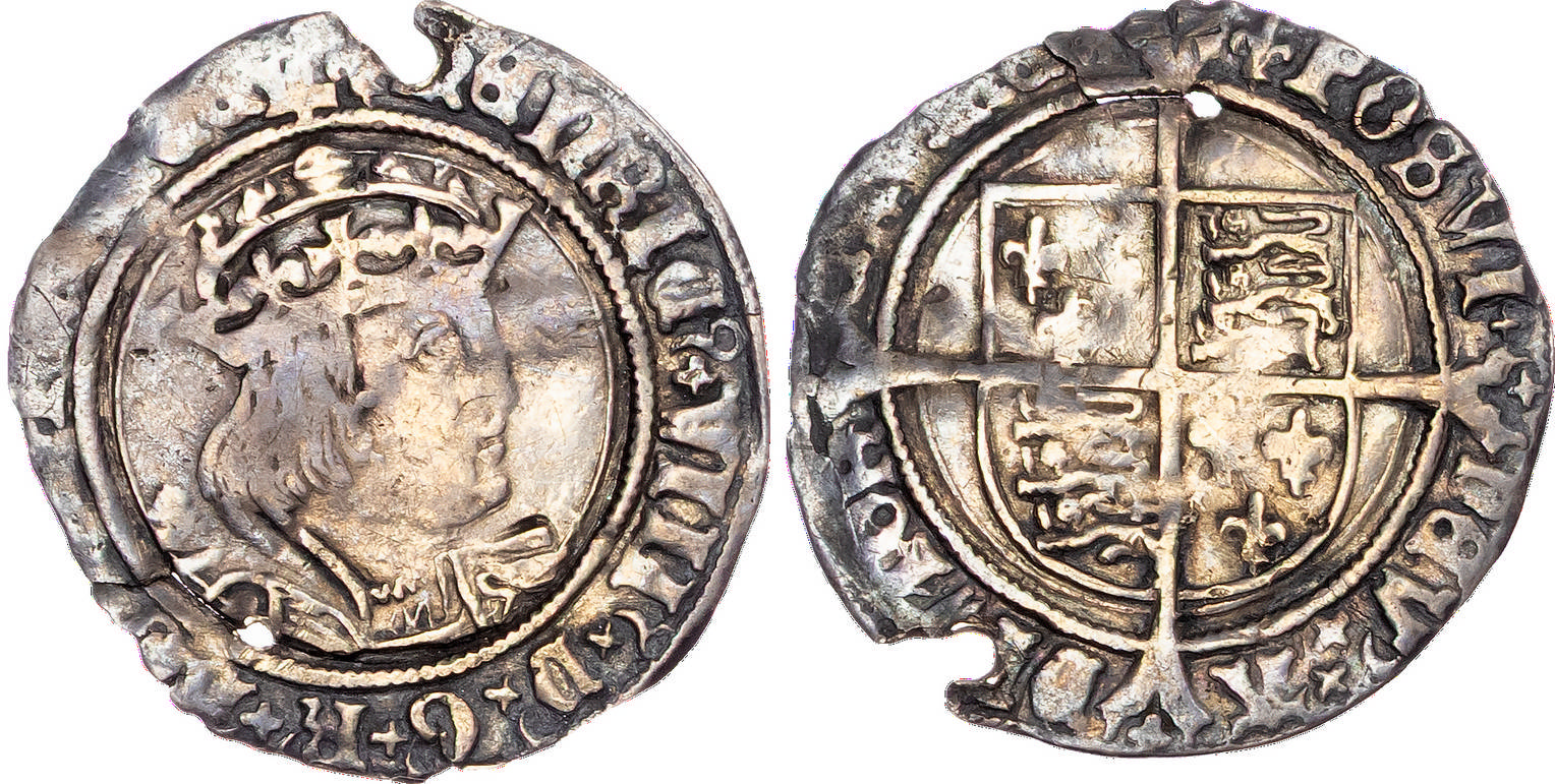 Henry VIII (1509-1547), AR Groat, Second Coinage, Tower (London) mint, mm. lis (1526-44).