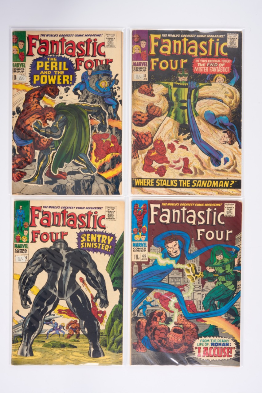 Fantastic Four Key Appearance and Silver Age Comics (Marvel Comics, 1966-69) Bundle of 8