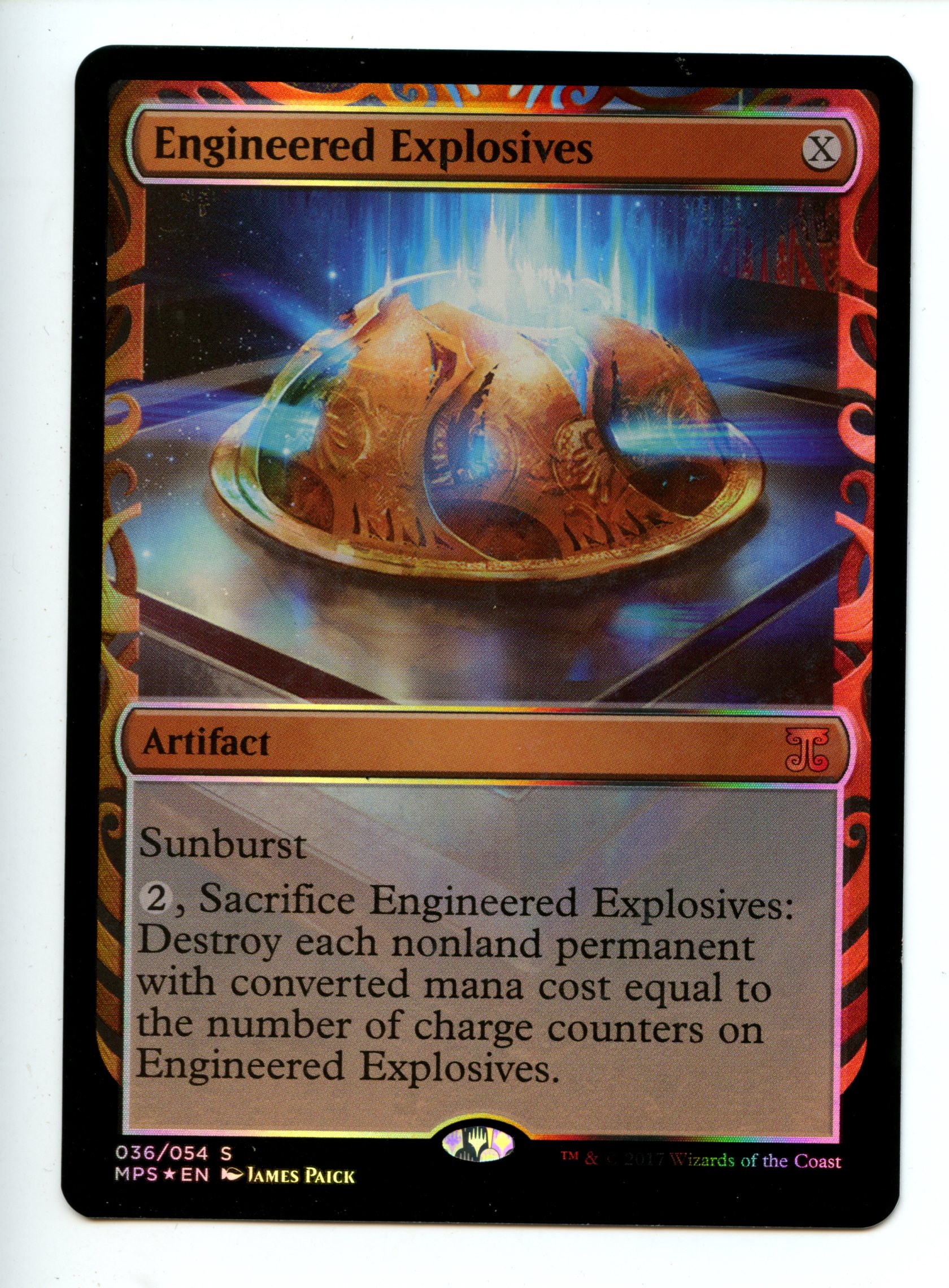 Magic the Gathering - Engineered Explosives   - Kaladesh Inventions - Near Mint 