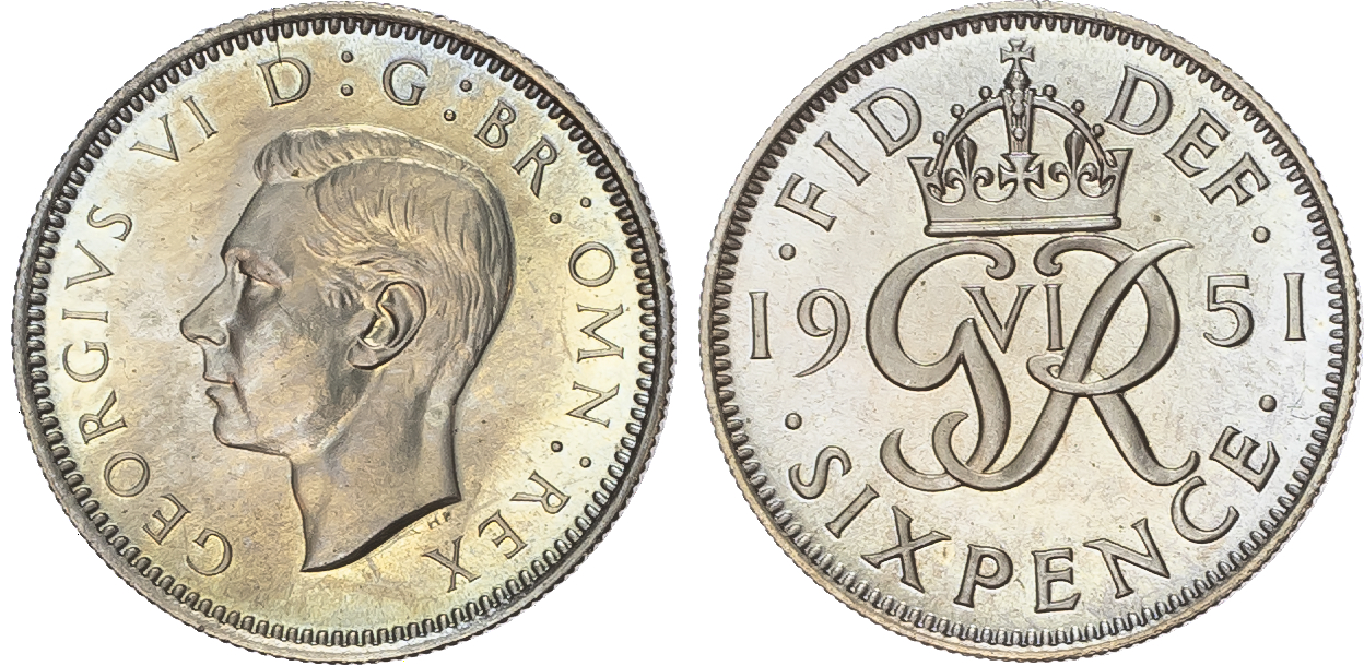 George VI (1936-1952) Festival of Britain Proof Set 1951.