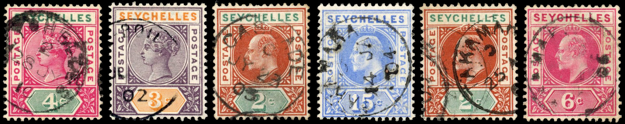 Seychelles postmark collection