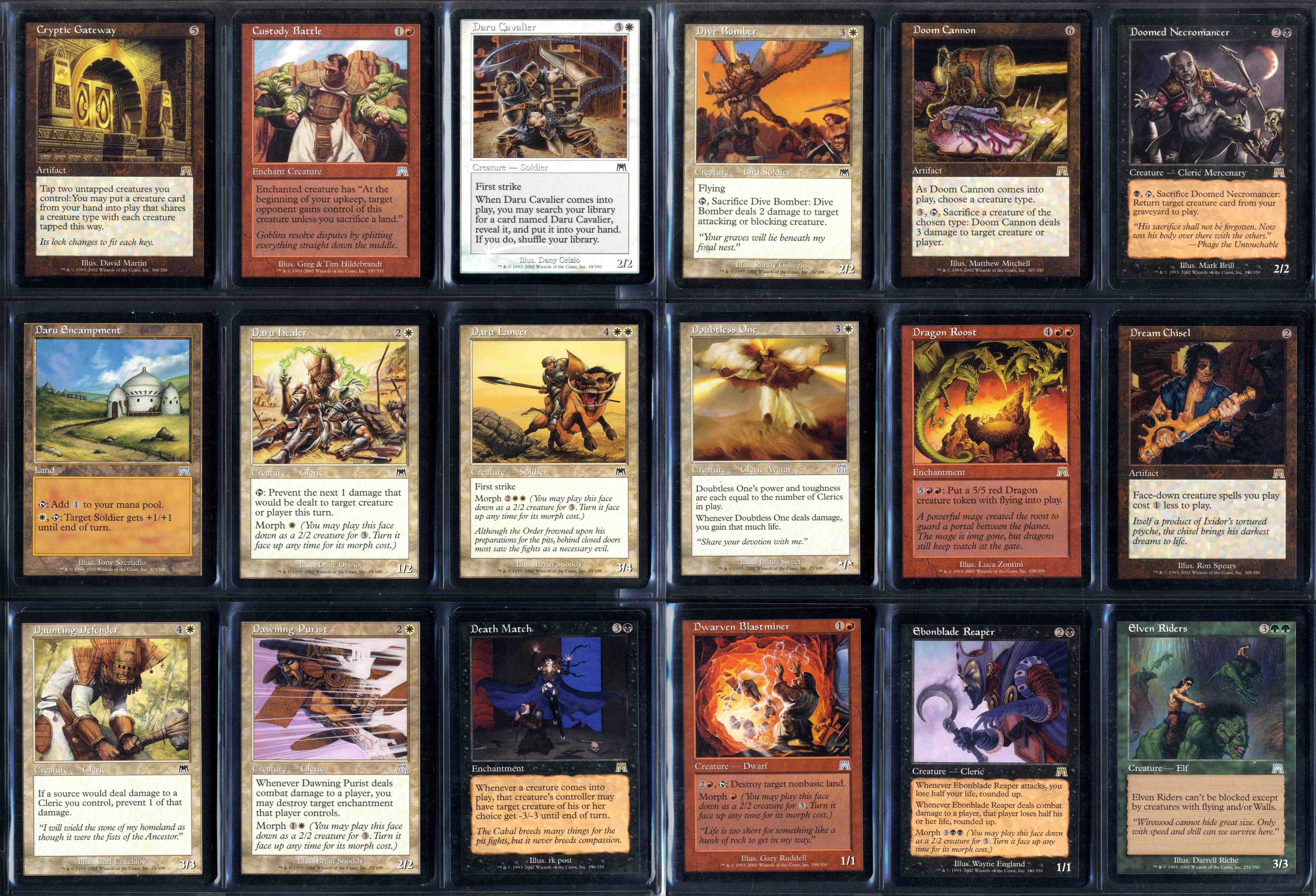 Onslaught - Complete Set + Foils & Tokens (Grand coliseum and DELTA) 