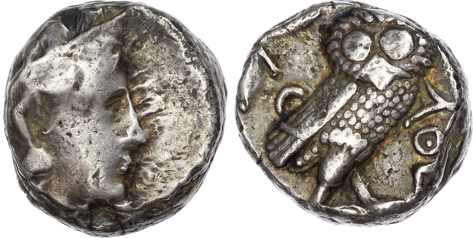 Attica, Athens (c. 350-320 BC) AR Tetradrachm, 17.12g. 