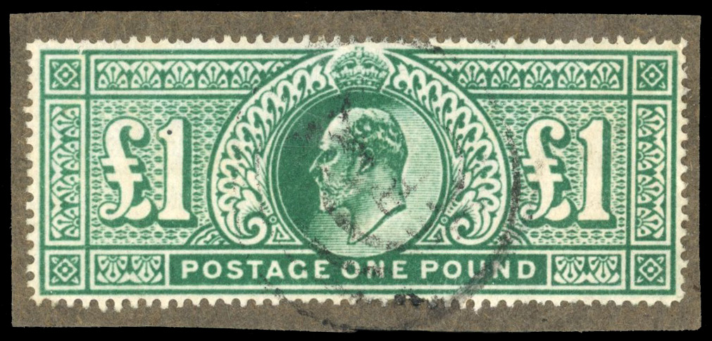 GB KEVII £1 Lowden Forgery used