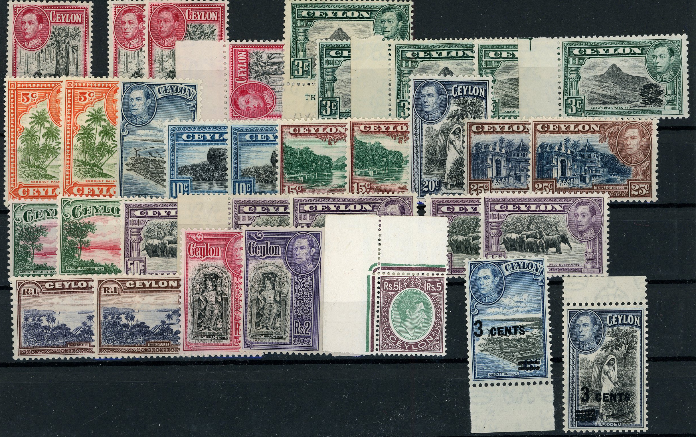 Ceylon SG 386/399...