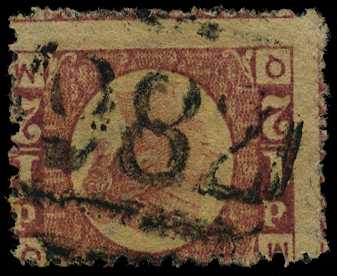 GB Used Abroad; Cyprus. 1870-9 ½d rose-red...