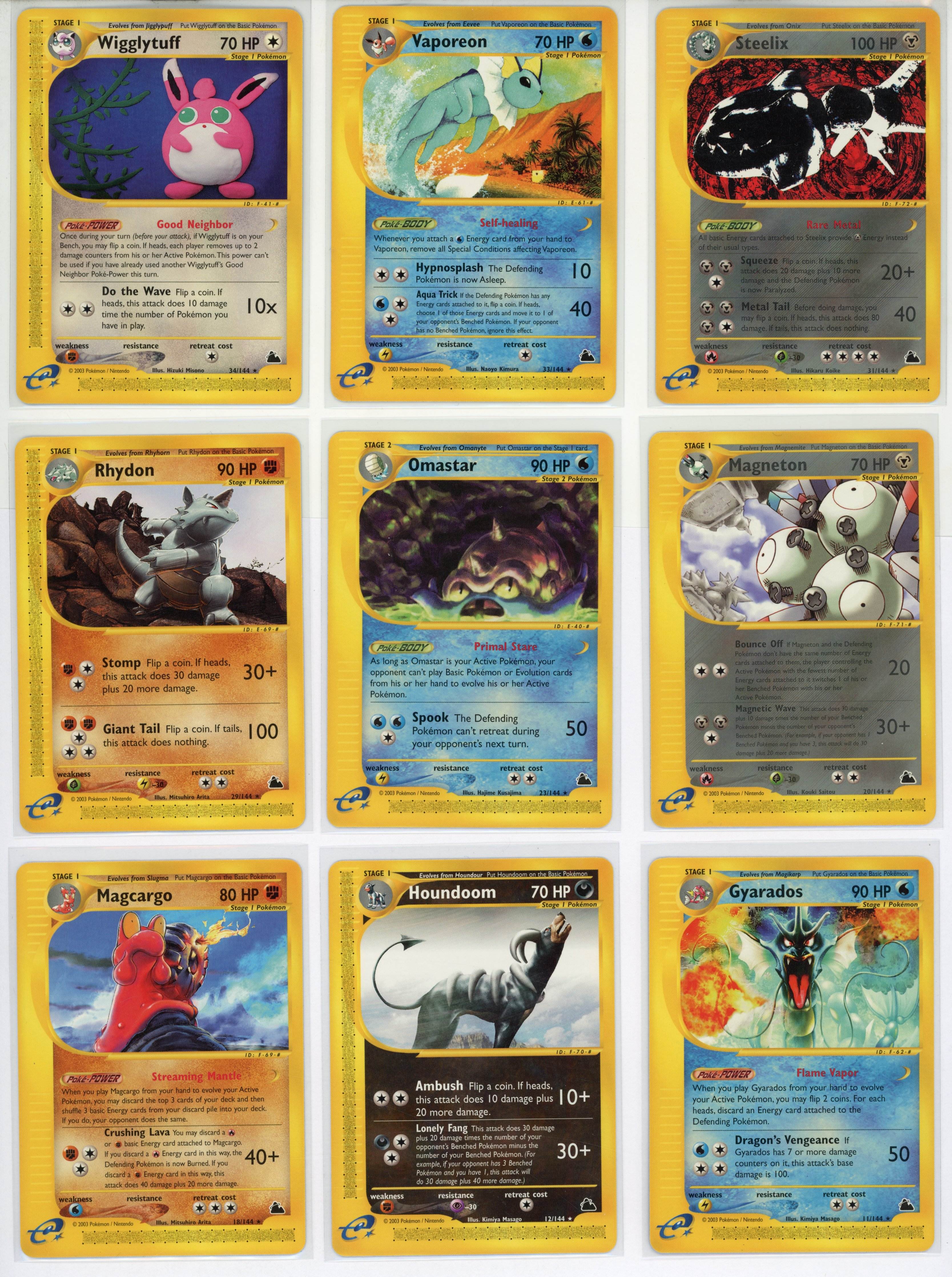 Skyridge Partially Complete Set