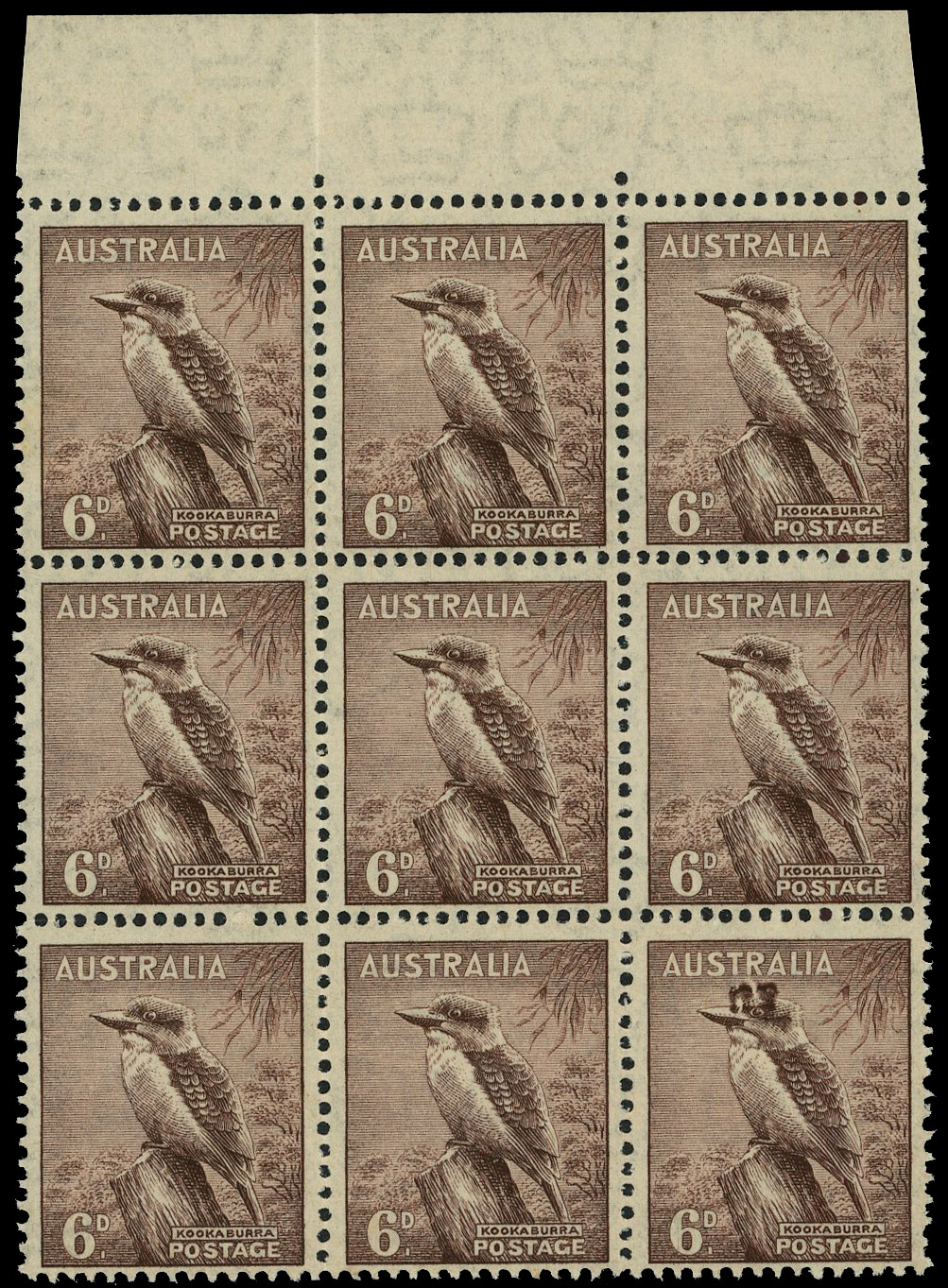Australia SG 190ab block mint