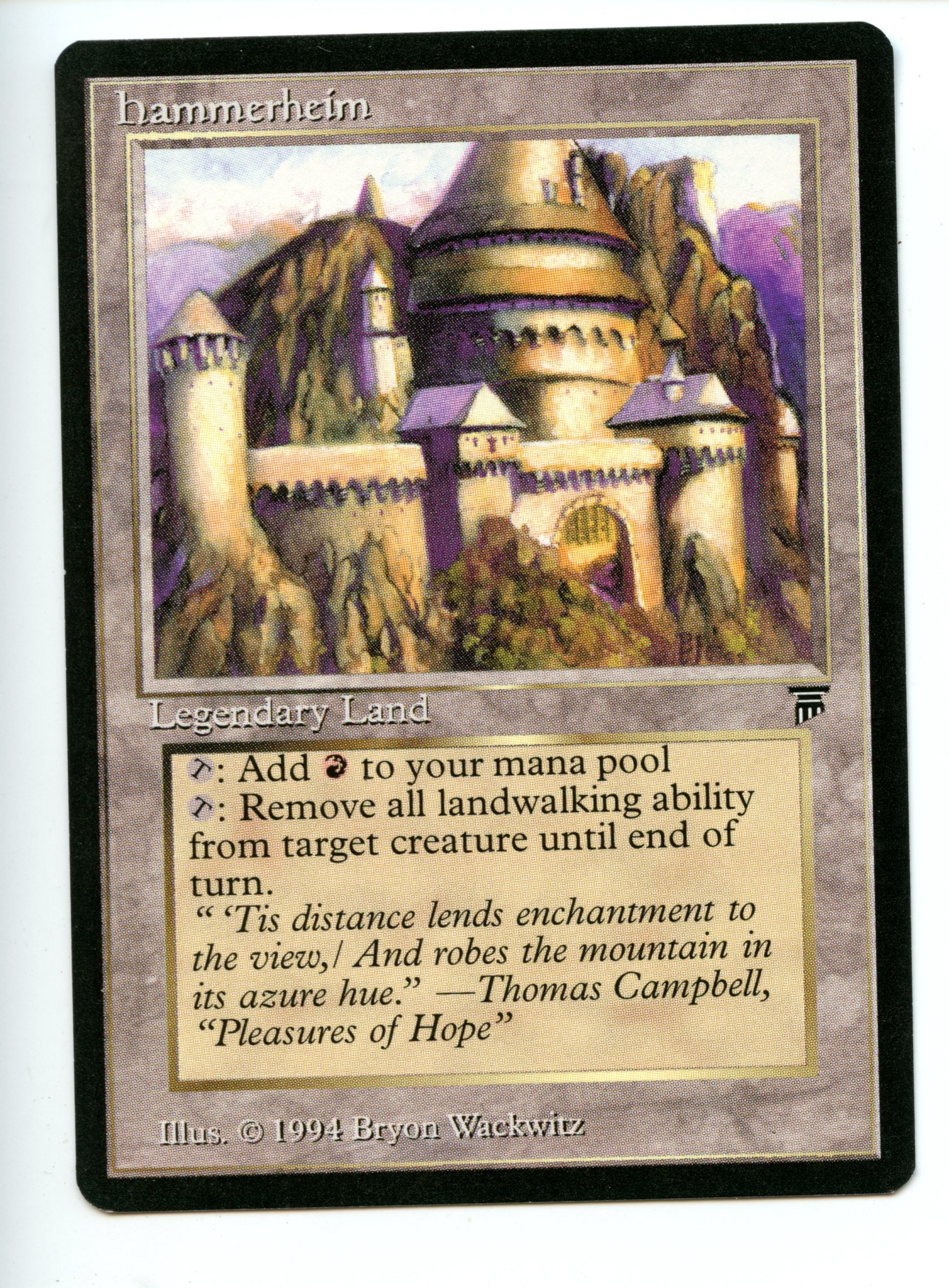 Magic the Gathering - Hammerheim  - Legends - Lightly Played