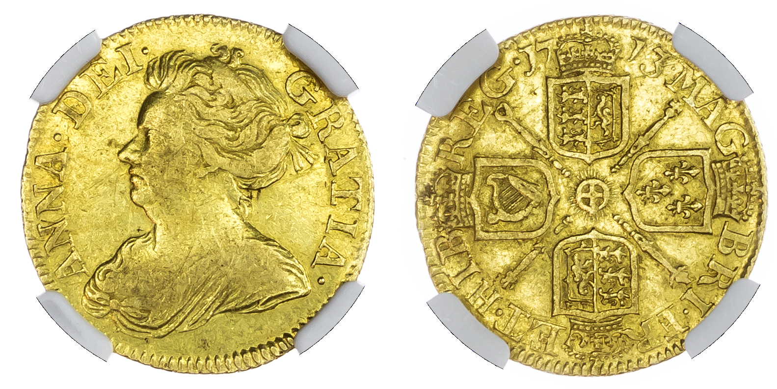 Anne (1702‑1714), Post‑Union, Half‑Guinea, 1713